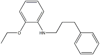 2-ethoxy-N-(3-phenylpropyl)aniline Struktur