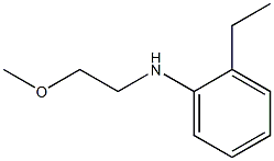 2-ethyl-N-(2-methoxyethyl)aniline Struktur