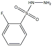 2-fluorobenzene-1-sulfonohydrazide Struktur