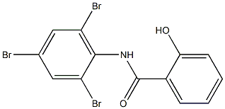 2-hydroxy-N-(2,4,6-tribromophenyl)benzamide Struktur