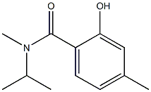 2-hydroxy-N,4-dimethyl-N-(propan-2-yl)benzamide Struktur