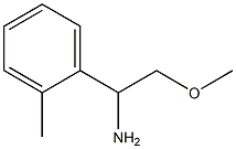 2-methoxy-1-(2-methylphenyl)ethanamine Struktur