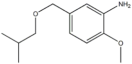 2-methoxy-5-[(2-methylpropoxy)methyl]aniline Struktur