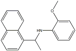 2-methoxy-N-[1-(naphthalen-1-yl)ethyl]aniline Struktur