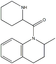 2-methyl-1-(piperidin-2-ylcarbonyl)-1,2,3,4-tetrahydroquinoline Struktur