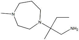 2-methyl-2-(4-methyl-1,4-diazepan-1-yl)butan-1-amine Struktur