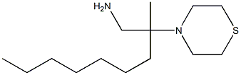 2-methyl-2-(thiomorpholin-4-yl)nonan-1-amine Struktur