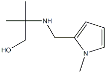 2-methyl-2-{[(1-methyl-1H-pyrrol-2-yl)methyl]amino}propan-1-ol Struktur