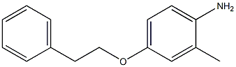 2-methyl-4-(2-phenylethoxy)aniline Struktur