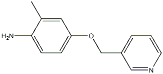 2-methyl-4-(pyridin-3-ylmethoxy)aniline Struktur