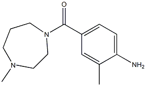 2-methyl-4-[(4-methyl-1,4-diazepan-1-yl)carbonyl]aniline Struktur