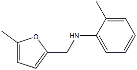 2-methyl-N-[(5-methylfuran-2-yl)methyl]aniline Struktur