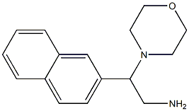 2-morpholin-4-yl-2-(2-naphthyl)ethanamine Struktur