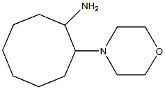 2-morpholin-4-ylcyclooctanamine Struktur