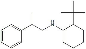 2-tert-butyl-N-(2-phenylpropyl)cyclohexan-1-amine Struktur