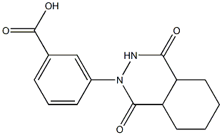 3-(1,4-dioxooctahydrophthalazin-2(1H)-yl)benzoic acid Struktur