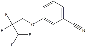 3-(2,2,3,3-tetrafluoropropoxy)benzonitrile Struktur