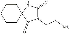 3-(2-aminoethyl)-1,3-diazaspiro[4.5]decane-2,4-dione Struktur