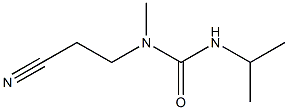 3-(2-cyanoethyl)-3-methyl-1-propan-2-ylurea Struktur