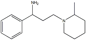 3-(2-methylpiperidin-1-yl)-1-phenylpropan-1-amine Struktur