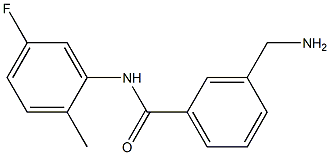 3-(aminomethyl)-N-(5-fluoro-2-methylphenyl)benzamide Struktur