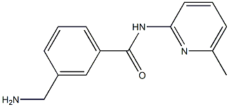 3-(aminomethyl)-N-(6-methylpyridin-2-yl)benzamide Struktur