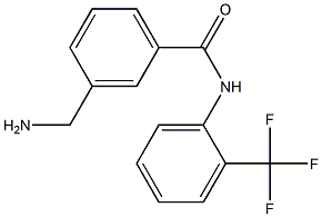 3-(aminomethyl)-N-[2-(trifluoromethyl)phenyl]benzamide Struktur