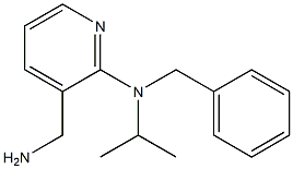 3-(aminomethyl)-N-benzyl-N-(propan-2-yl)pyridin-2-amine Struktur