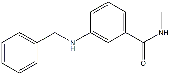 3-(benzylamino)-N-methylbenzamide Struktur