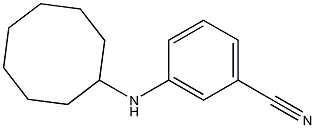 3-(cyclooctylamino)benzonitrile Struktur