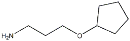 3-(cyclopentyloxy)propan-1-amine Struktur