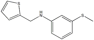 3-(methylsulfanyl)-N-(thiophen-2-ylmethyl)aniline Struktur