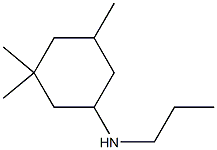 3,3,5-trimethyl-N-propylcyclohexan-1-amine Struktur