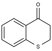 3,4-dihydro-2H-1-benzothiopyran-4-one Struktur