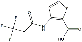 3-[(3,3,3-trifluoropropanoyl)amino]thiophene-2-carboxylic acid Struktur