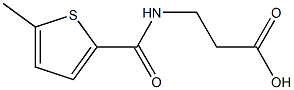 3-[(5-methylthiophen-2-yl)formamido]propanoic acid Struktur