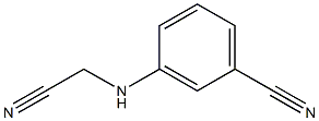 3-[(cyanomethyl)amino]benzonitrile Struktur