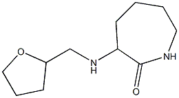 3-[(oxolan-2-ylmethyl)amino]azepan-2-one Struktur