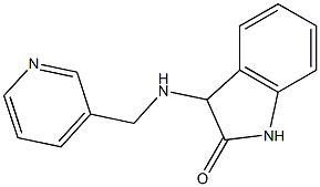 3-[(pyridin-3-ylmethyl)amino]-2,3-dihydro-1H-indol-2-one Struktur