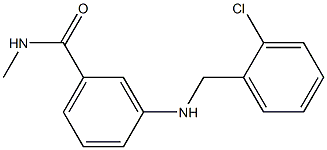 3-{[(2-chlorophenyl)methyl]amino}-N-methylbenzamide Struktur