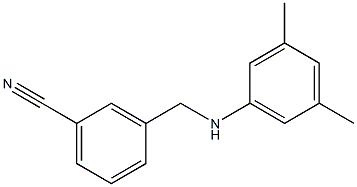 3-{[(3,5-dimethylphenyl)amino]methyl}benzonitrile Struktur