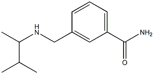 3-{[(3-methylbutan-2-yl)amino]methyl}benzamide Struktur