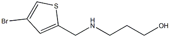 3-{[(4-bromothiophen-2-yl)methyl]amino}propan-1-ol Struktur