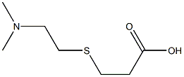 3-{[2-(dimethylamino)ethyl]thio}propanoic acid Struktur