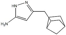 3-{bicyclo[2.2.1]heptan-2-ylmethyl}-1H-pyrazol-5-amine Struktur