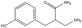 3-amino-2-[(3-hydroxyphenyl)methyl]propanamide Struktur