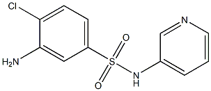 3-amino-4-chloro-N-(pyridin-3-yl)benzene-1-sulfonamide Struktur