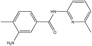 3-amino-4-methyl-N-(6-methylpyridin-2-yl)benzamide Struktur