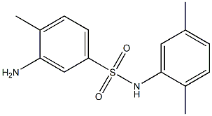 3-amino-N-(2,5-dimethylphenyl)-4-methylbenzene-1-sulfonamide Struktur