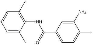 3-amino-N-(2,6-dimethylphenyl)-4-methylbenzamide Struktur